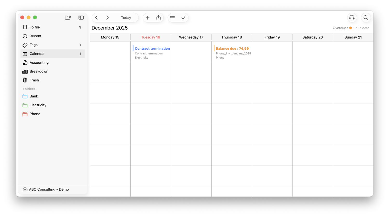 Calendar