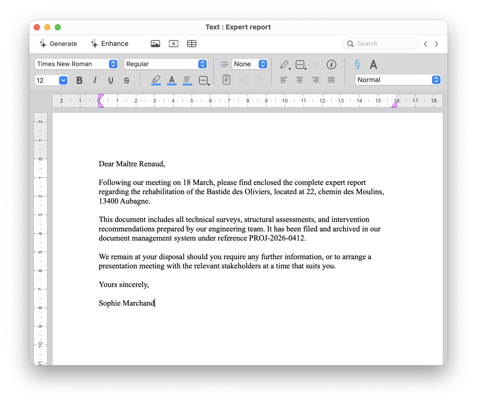 Word processing