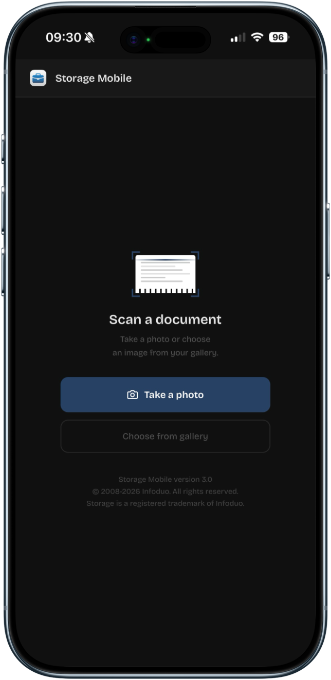 Mobile Storage on iPhone